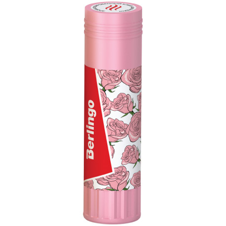 Berlingo "Aroma" glue stick, 21 g, flavored (mint, lemon, strawberry, rose), PVP
