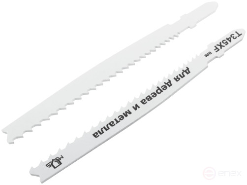 Полотна для эл. лобзика, T345XF, универсальные, Bimetal, 110 мм, 2 шт.