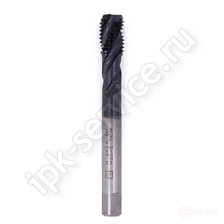 Метчик машинный с винтовой канавкой М16*2,0 осн Р6М5К5 TiCN DIN376