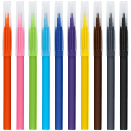 Markers STAMM "Dragons", 10 colors, washable, package, European weight