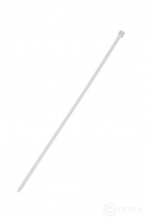 WRline WR-SHN-36-200W Стяжка-хомут 3,6х200 мм, кабельная нейлоновая 6,6, неразъемная, цвет белый (100шт)