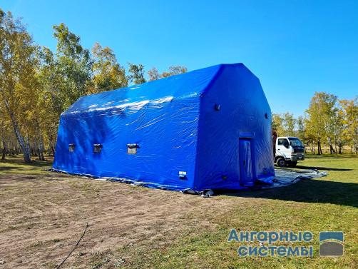 Pneumatic frame modules — garages