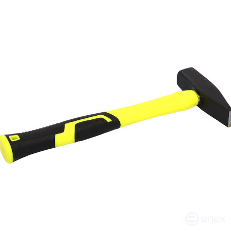 Молоток ER-20400: 400 гр., с фибергласовой рукояткой ЭВРИКА /1/24 NEW