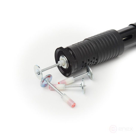 Pyroxylin mounting nails PA32-Q2 (round washer, red, 200 pcs/pack) FEDAST