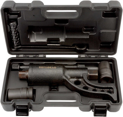 Ключ баллонный 24*27 с УКМ (АвтоDело)(пластм/ф.) (40247)