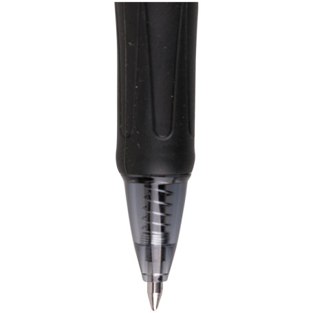 Ручка шариковая автоматическая Crown "CEO Ball" черная, 0,7мм, грип