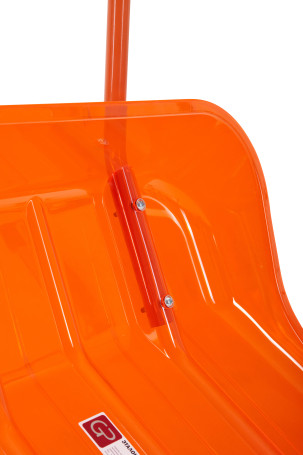 Polycarbonate snow scraper ETALON ORIGINAL PREMIUM BOX orange fluorescent