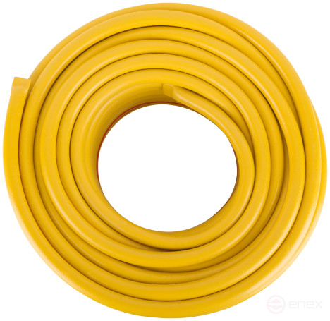 Three-layer reinforced irrigation hose, yellow 3/4" x 2.1 mm x 50 m