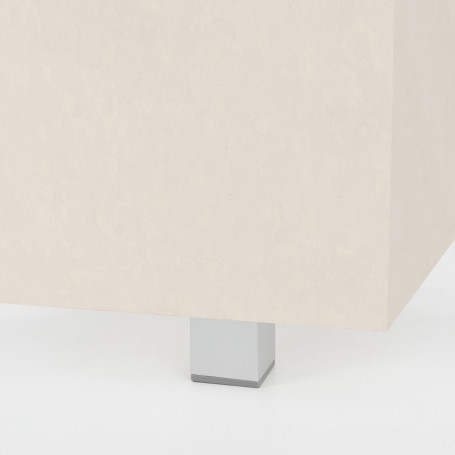 Опора меб. алюм. DAКP-27 h50 с регул. мат.хром AKS