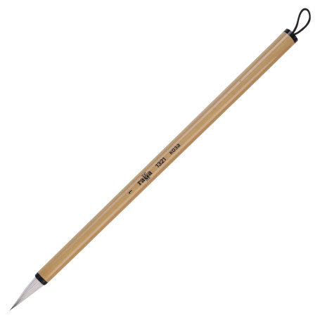 Кисть художественная для каллиграфии Гамма, коза, №1, бамбуковая ручка