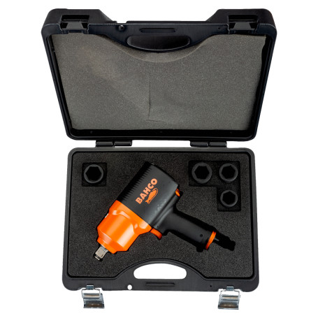 3/4" impact wrench complete with 4 inch heads
