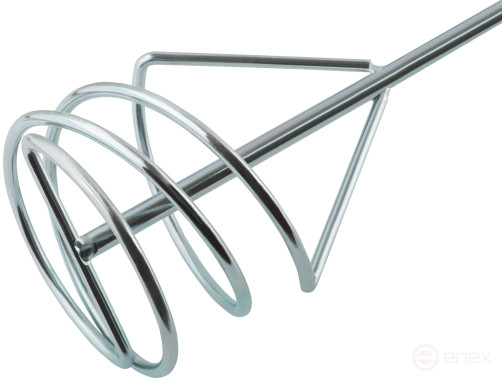 Миксер для строительных смесей оцинкованный Профи, хвостовик SDS-PLUS 120х600 мм