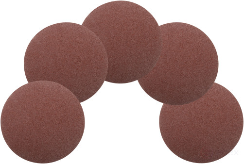 Solid grinding wheels (Velcro), aluminum oxide, 125 mm, 5 pcs. P 40