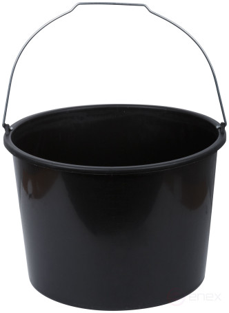 Plastic construction bucket for mixing 20 l mortar