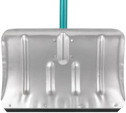 Shovel for snow removal, galvanized steel sidewalk, aluminum handle 500x330x1320 mm
