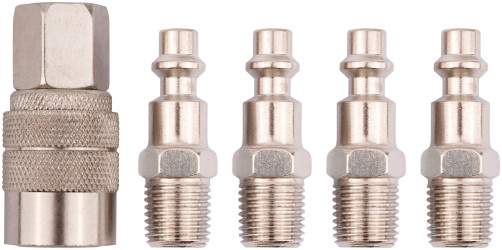 Set of adapters: 4 adapters for the gun, 1 adapter for the hose