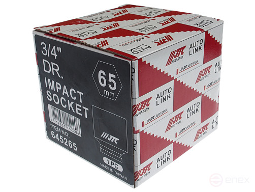 Головка торцевая 3/4" 65мм ударная L=80мм JTC