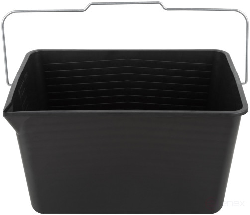 Paint bucket, metal handle 12 L black