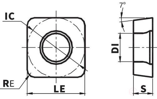 SCMT09T308-GM VK4225 Пластина твердосплавная ИПК