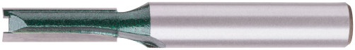 Straight groove milling cutter with double blade DxHxL=6x20x60mm