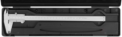 Штангенциркуль металлический нержавеющий 250 мм/ 0,02 мм (пластиковый кейс)