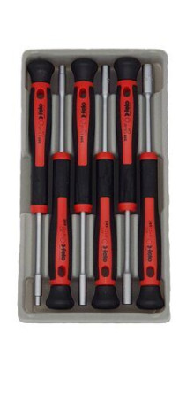 Felo Screwdriver set-socket wrenches for precision work , 6 pcs 24996156