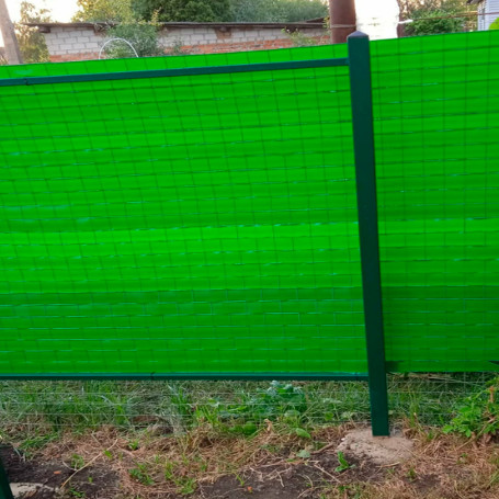 Fence tape 48mm length 50m green without clips