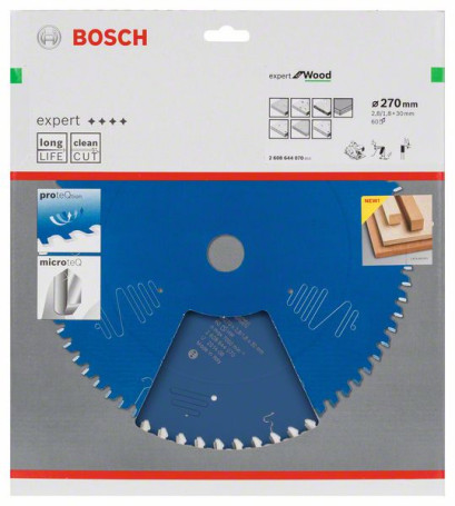 Expert for Wood saw blade 270 x 30 x 2.8 mm, 60