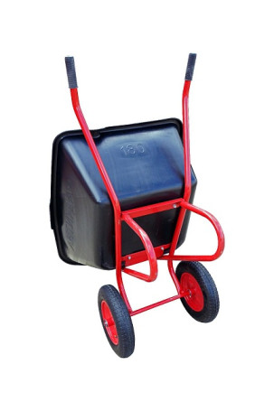 Industrialist 2-wheel anti-impact wheelbarrow, 180 liters (air wheel)