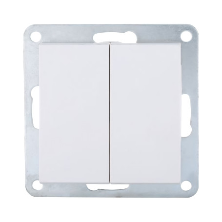 Switch 2-cl.(diagram 5) 16 A, 250 B (white) LK80