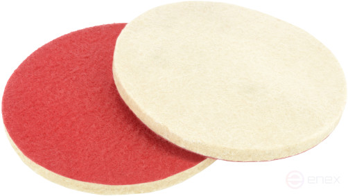 Felt circle attachment with Velcro D-150*10mm Car Seat (k-t 2 pcs) 44063