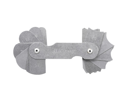 A set of Micron radius templates No. 3 (R 7-25mm) with calibration