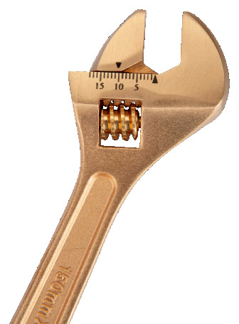 IB Adjustable wrench (copper/beryllium), length 375(15")/grip 46 mm