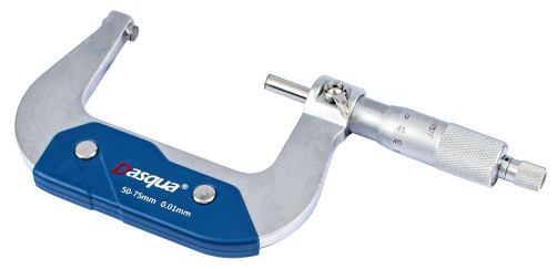 Микрометр гладкий с хромированным корпусом 50-75 мм; 0,01 мм