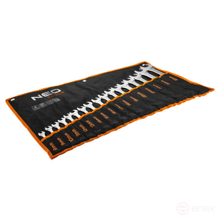 Ключи комбинированные, 8-32 мм, набор 17 шт.