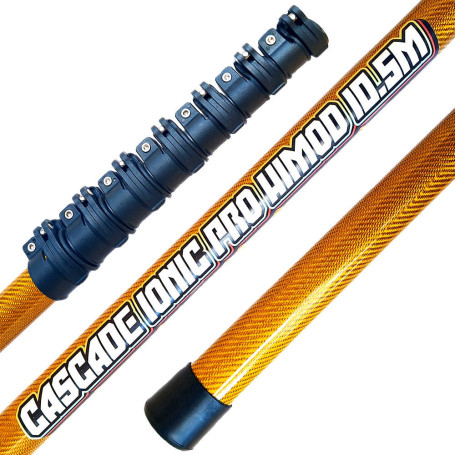 Штанга телескопическая карбоновая Cascade ionic pro HiMod 10.5m цвет - янтарь