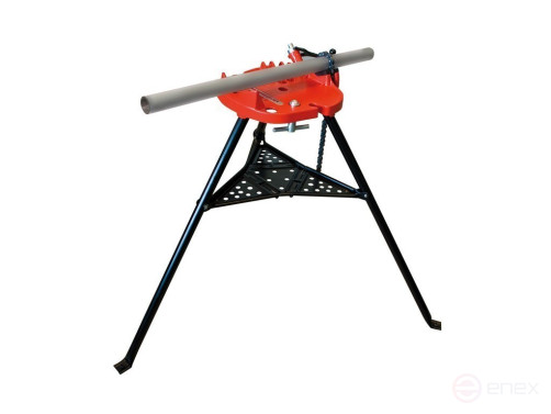 Universal tripod workbench with chain vise