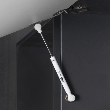 Overhead gas lift 80N white AKS PLUS