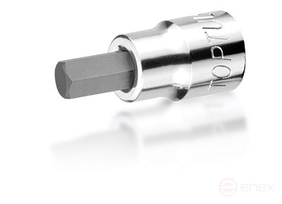 Головка торцевая с шестигранной вставкой HEX 1/4" 10 мм L=37 мм TOPTUL BCDA0810