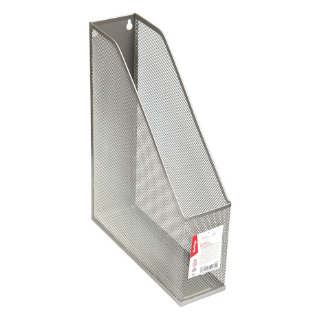 Berlingo vertical paper tray "Steel&Style", metal, silver