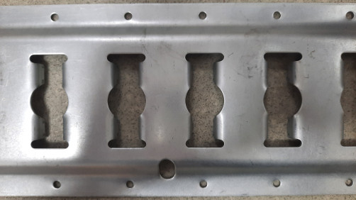 Galvanized steel rigging rail S=2.0 mm 3.048 m (TR1201S)