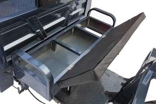 Cargo electric tricycle Rutrike Titan 2000 HYDRAULICS 60V1500W, grey