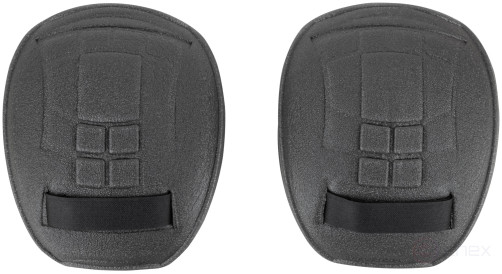 Knee pads are protective, foamed polyethylene