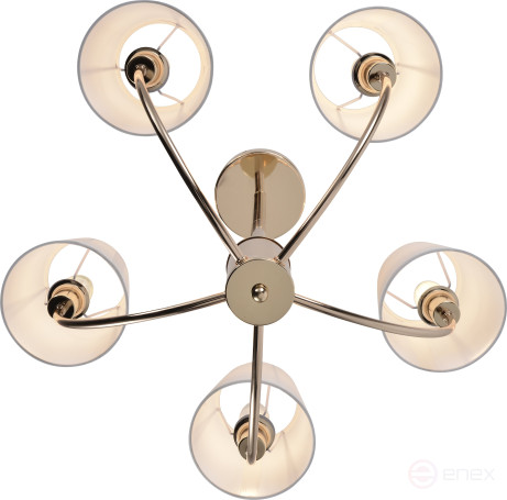 Rivoli Juliette Chandelier 2094-305 5 x E14 40W classic