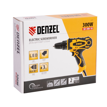 Drill-screwdriver network SD-300-10// Denzel