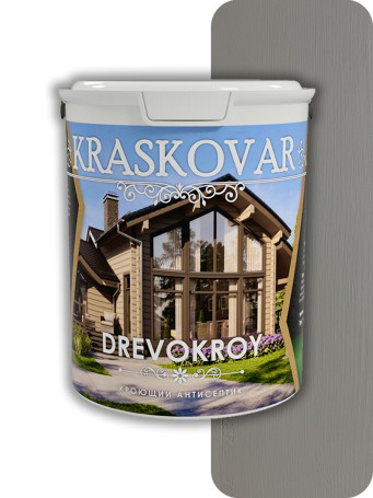 Антисептик кроющий Kraskovar Drevokroy 7004 0,9 л.