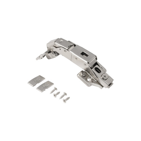 Hinge 165° overhead with door closer 45mm h0 clip-on AKS PLUS 3D (self-tapping screws, plugs) 0th entry