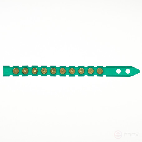 Монтаж. патрон в кассете К-3 для порох. монтаж. пистолетов (кал. 6,8х11 мм, зелен.,100 шт/уп) FEDAST