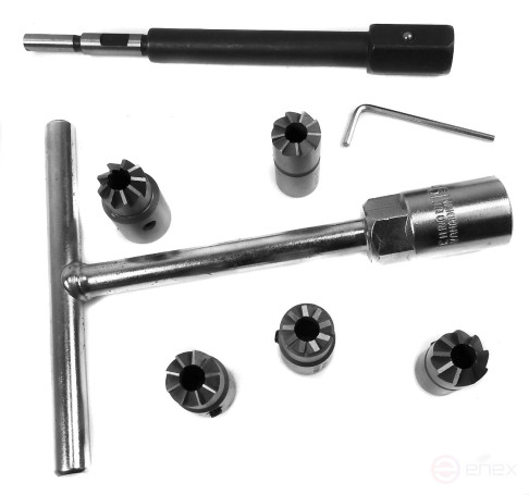 Diesel Injector Socket Cleaning Tool (7 Items) TA-C1012 AE&T