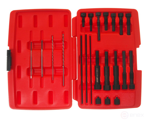 A set of tools for dismantling damaged JTC glow plugs